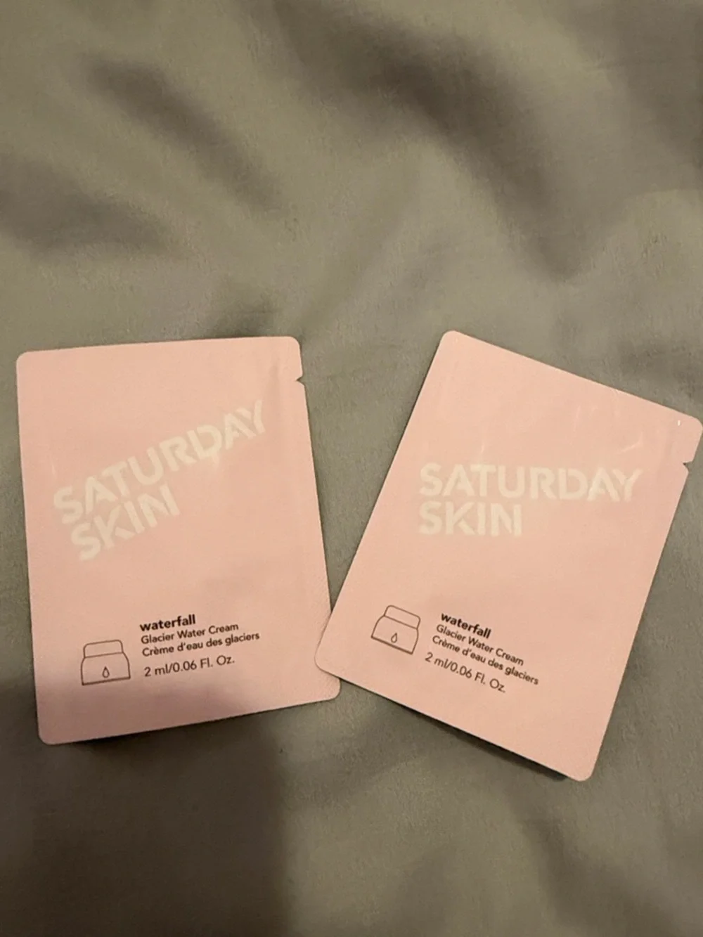 Saturday Skin Waterfall Glacier water cream